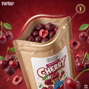 FiloLilo – Wiśnia liofilizowana (cała, drylowana) 100 g