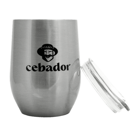 TermoLid – stalowe naczynko z pokrywką – Cebador (kolor srebrny) – 350 ml