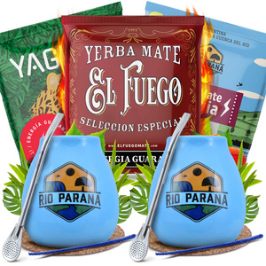 Zestaw Yerba Mate Energia DLA DWOJGA Matero Bombilla 