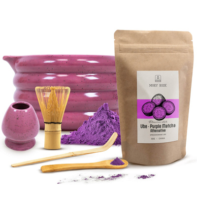 Zestaw do przygotowania Purple Matcha