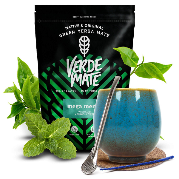Zestaw Yerba Mate Verde Mate 500g 0,5kg Matero + Bombilla