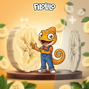 FiloLilo – Banan liofilizowany (plastry) 20 g
