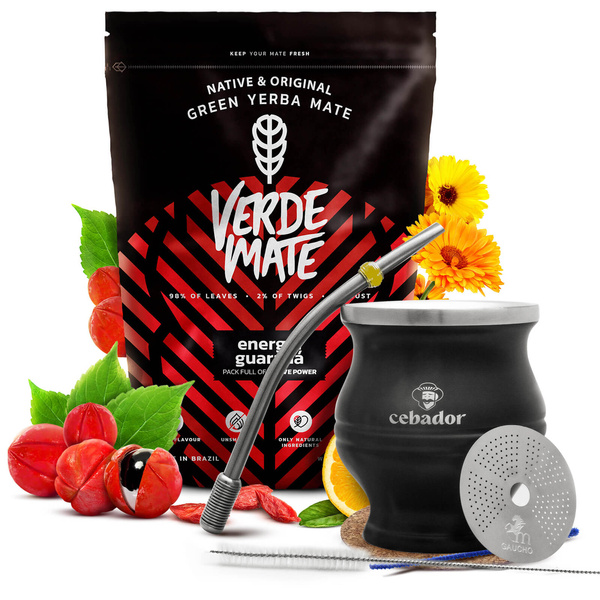 Zestaw Yerba Verde Mate Energia 0,5kg + TermoColador
