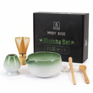 Zestaw prezentowy: akcesoria do parzenia herbaty matcha