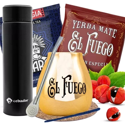Zestaw NAJMOCNIEJSZE GATUNKI Yerba MateTERMOS