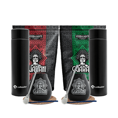ZESTAW Yerba Mate  akcesoria dla dwojga termosy