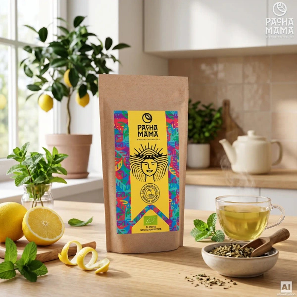 Guayusa Pachamama Menta Limon 100 g (organiczna)