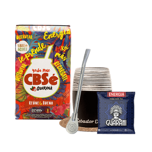 Zestaw Yerba Mate CBSe Guarani 500g Bombilla Tykwa