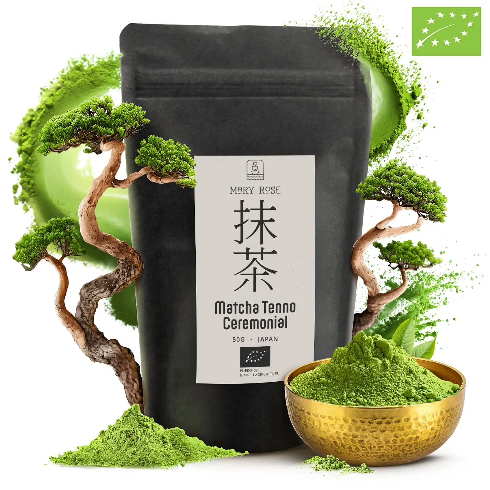 Matcha ceremonialna japońska BIO Mary Rose