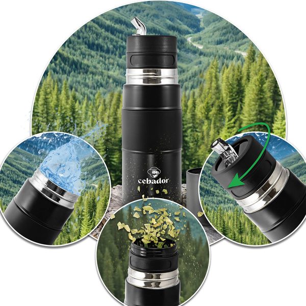 Zestaw prezentowy Yerba Mate: Verde Mate Energía Guaraná 0,4kg + Yerbomos X + tykwa + bombilla