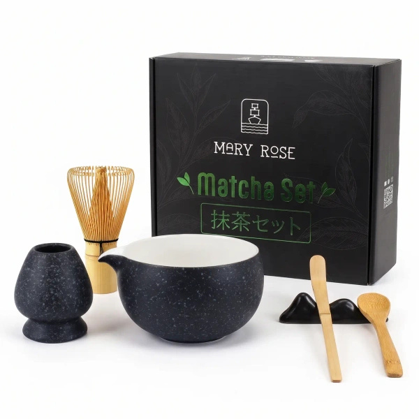 Zestaw prezentowy: akcesoria do parzenia herbaty matcha