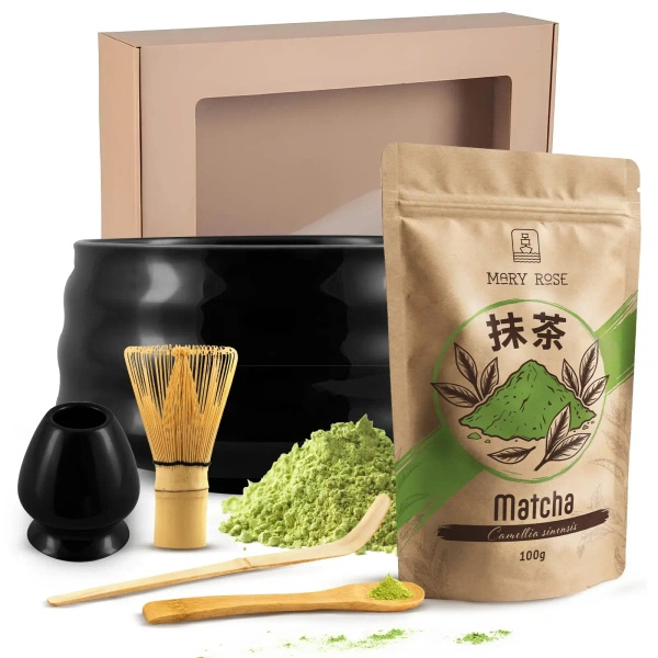Zestaw Prezentowy do parzenia herbaty matcha