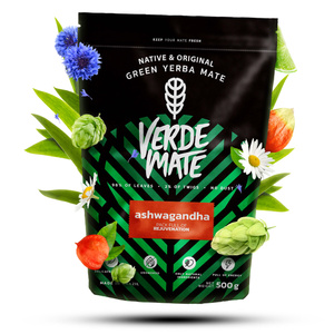 Zestaw Yerba Verde Mate Ashwagandha 500g termos 
