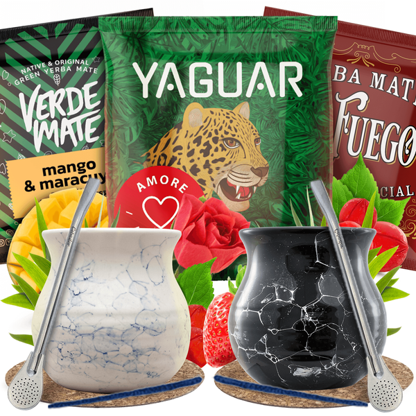 Zestaw Yerba Mate Matero bombilla DLA DWOJGA 