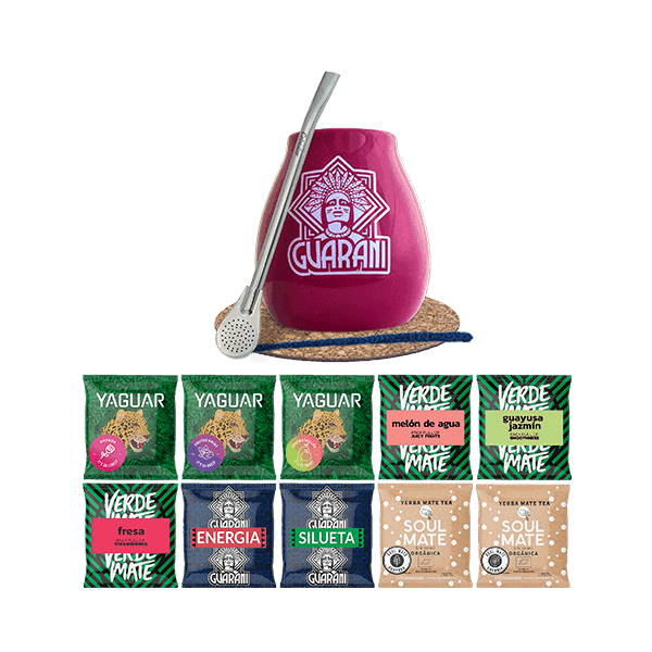 Zestaw Yerba Mate 500g Tykwa Bombilla 10x50g