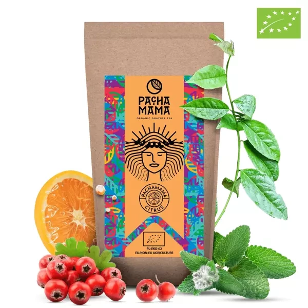 Guayusa Pachamama Citrus - z organicznym certyfikatem - 100g