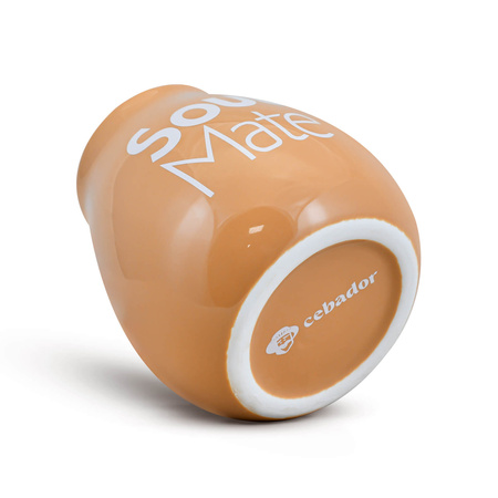 Tykwa Ceramiczna beżowa z logo Soul Mate - 350 ml