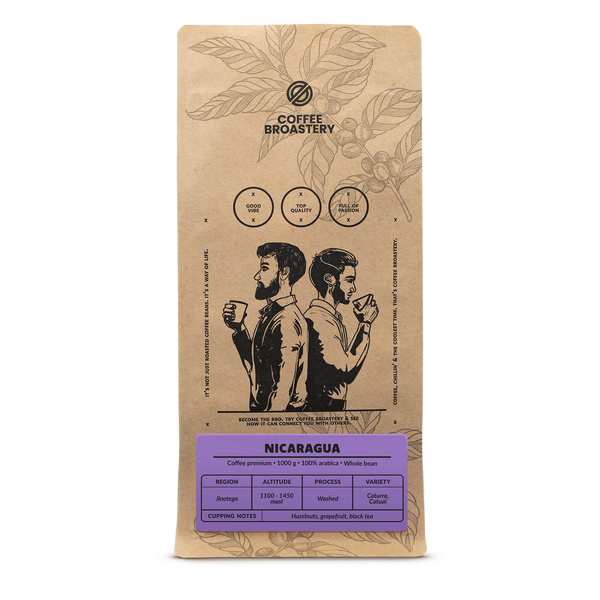 Zestaw kawa Bro Coffee Roastery Nicaragua Colibrí Azul + Brazil Guaxupe 2x1kg (2kg)