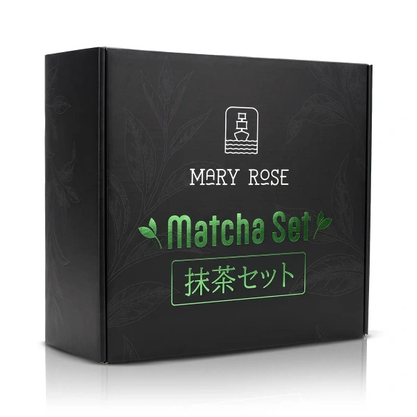 Zestaw prezentowy: 3x matcha japońska + bambusowe akcesoria