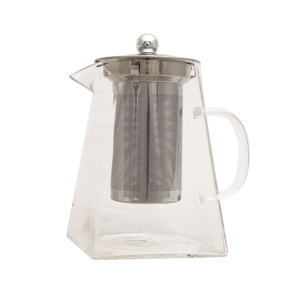 Dzbanek szklany z zaparzaczem ze stali nierdzewnej 950 ml