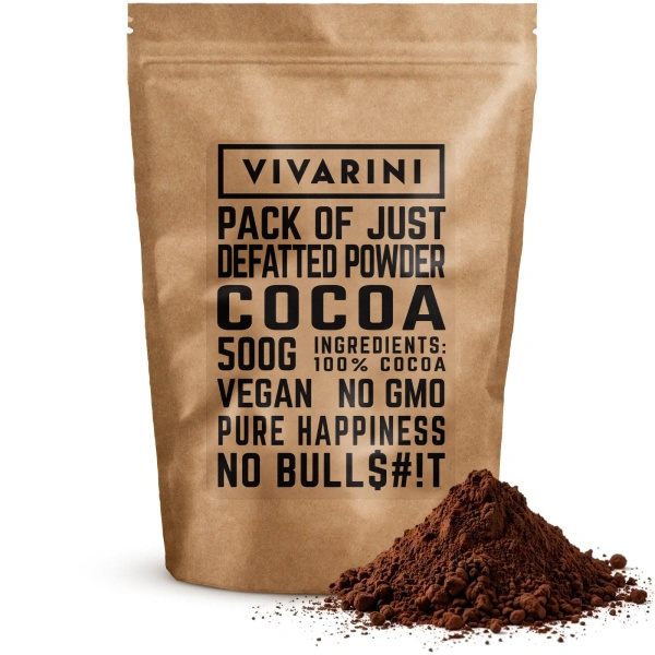 Vivarini – Kakao alkalizowane ciemne (proszek) 0,5 kg