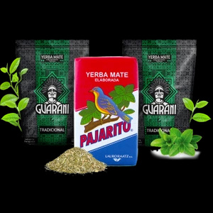 Zestaw Yerba Mate Elaborada: 2x Guarani + 1x Pajarito