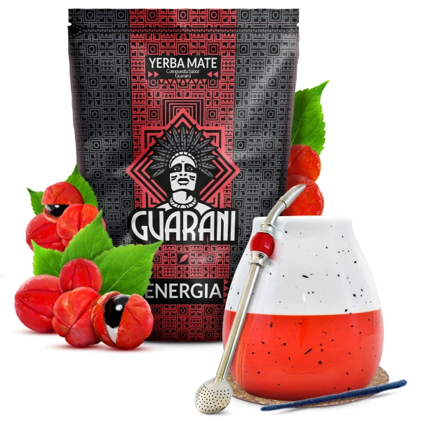 ZESTAW Mateisty Yerba Mate DUŻA TYKWA bombilla
