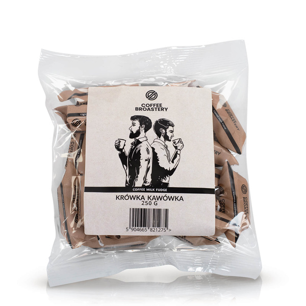 Zestaw prezentowy Coffee Broastery: kawa Brazil Mogiana + krówki + kubek