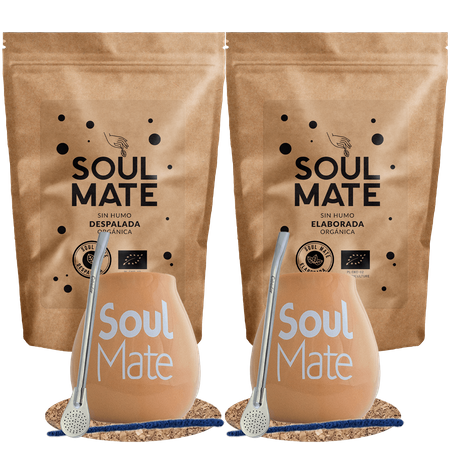 Zestaw Startowy dla dwojga Yerba Mate Soul Mate Organica 500g + Soul Mate Despalada 500g