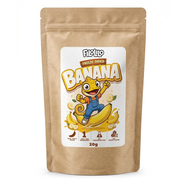 FiloLilo – Banan liofilizowany (plastry) 20 g