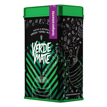 Yerbera – Puszka + Verde Mate Green Temperamento 0,5kg 