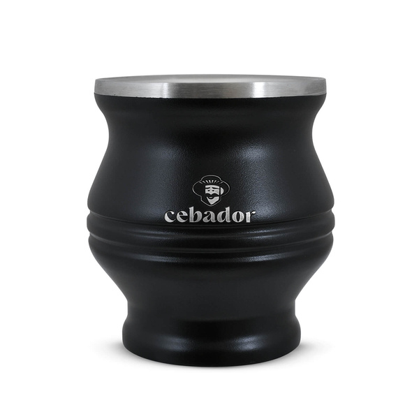 TermoColador – naczynko termiczne do yerba mate – 190 ml (czarne)