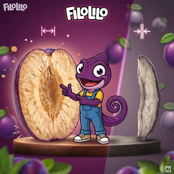 FiloLilo – Śliwka liofilizowana (połówki) 100 g