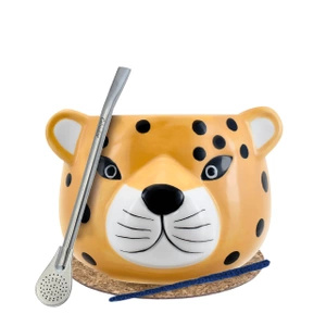 Zestaw Yerba Mate Matero Tykwa Gatito Bombilla 