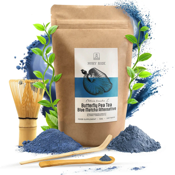 Zestaw Blue Matcha + Chasen i Chashaku