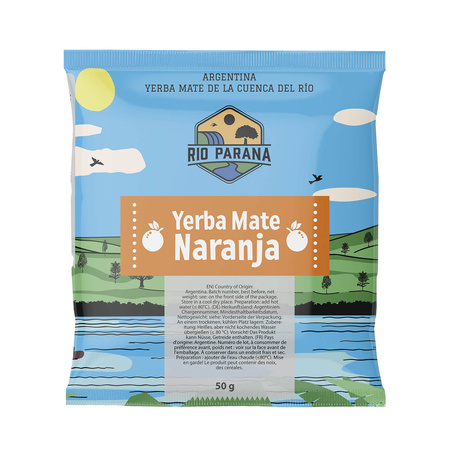 Zestaw próbek Yerba Mate Rio Parana 7x50g + akcesoria