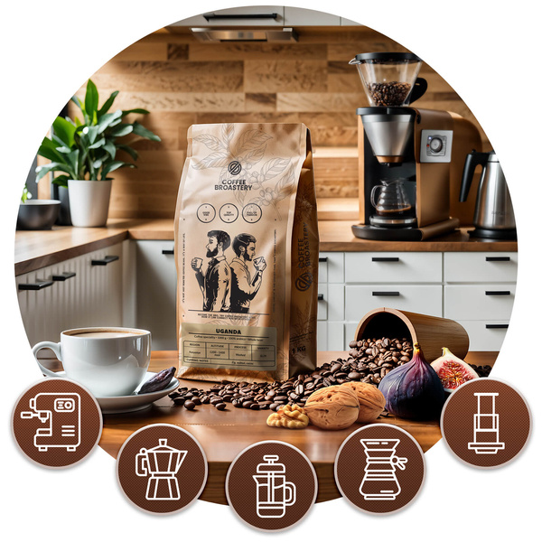Bro Coffee Roastery - Kawa ziarnista Uganda Kanyenye Speciality 1 kg