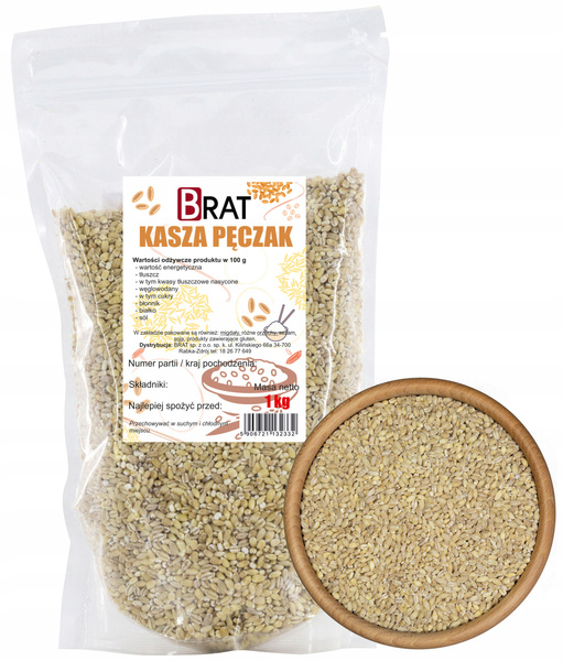 KASZA JĘCZMIENNA PĘCZAK 1kg Naturalna wysoka jakość