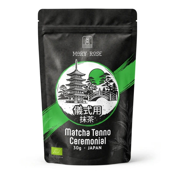 Zestaw prezentowy: japońska matcha ceremonialna + matchawan + bambusowe akcesoria