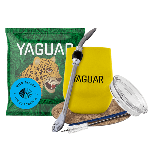 Zestaw Yerba mate TermoLid matero bombilla Yaguar + próbka