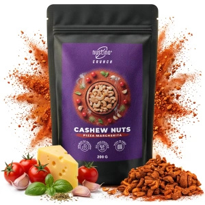 Nustino Crunch – prażone orzechy nerkowca – Pizza Margherita 200 g