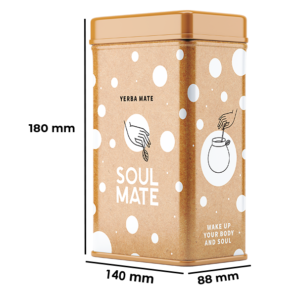 Yerbera – Puszka + Soul Mate Menta Limon 0,5kg 