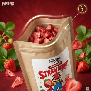 FiloLilo – Truskawka liofilizowana (plastry) 20 g
