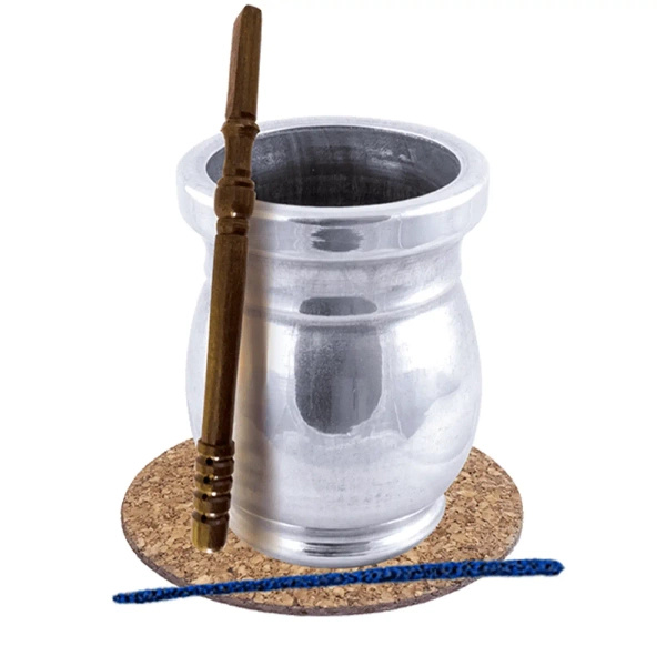 Yerba Mate Matero Palo Santo  + Bombilla Palo Santo