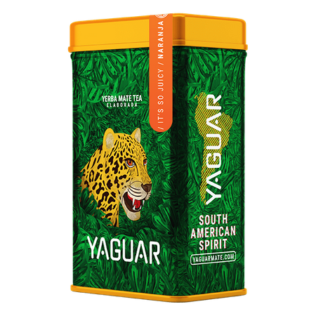 Yerbera – Puszka + Yaguar Naranja 0.5kg