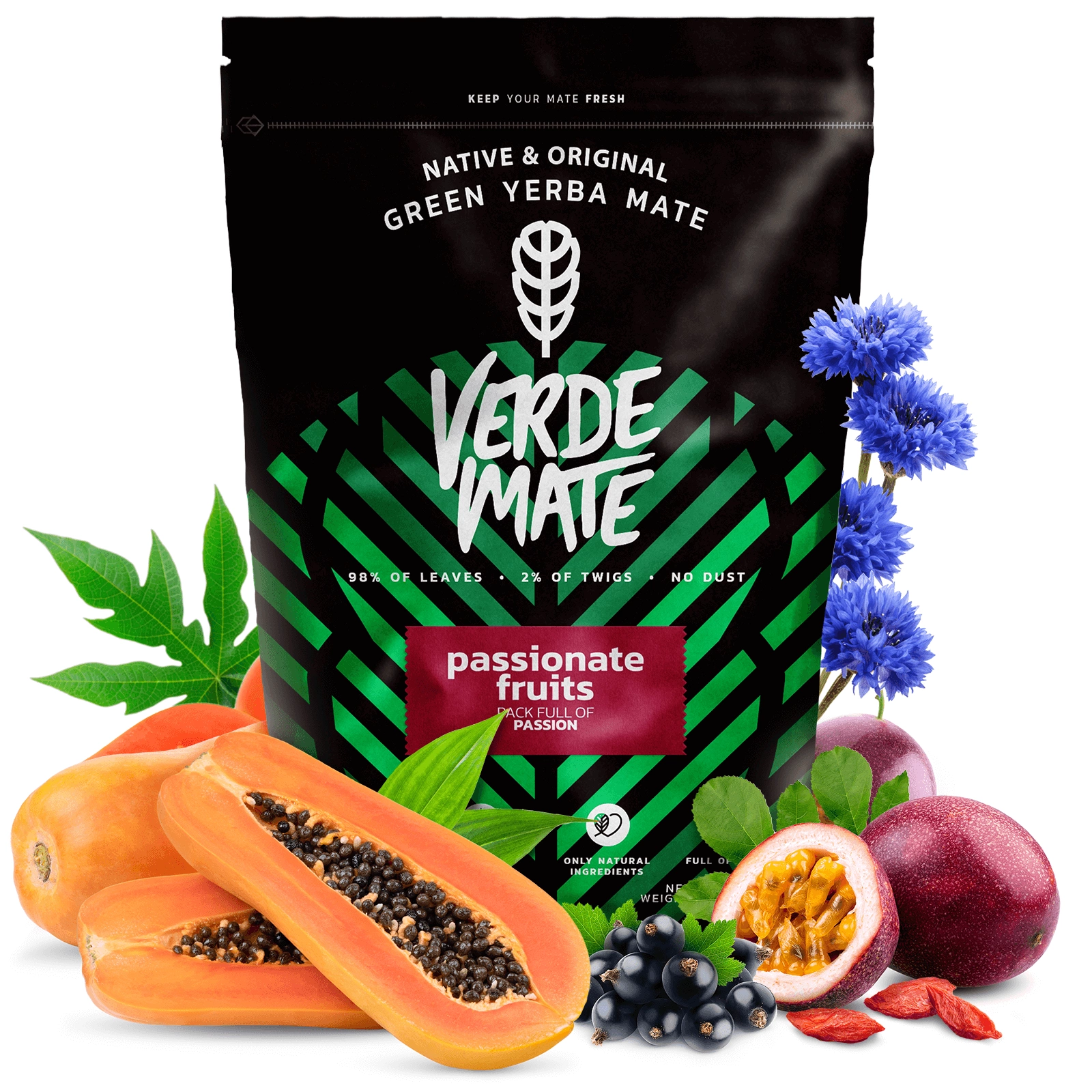 Verde Mate Green Passionate Fruits - opakowanie