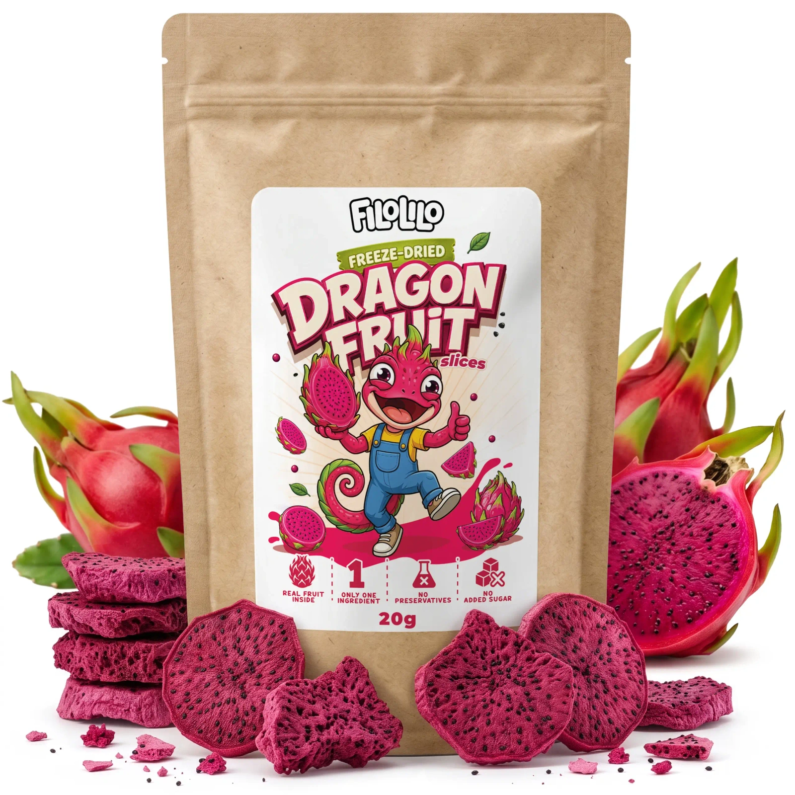 Liofilizowany dragon fruit FiloLilo