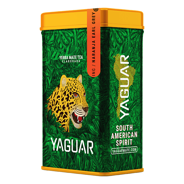Yerbera – Puszka z Yaguar Naranja Earl Grey 0,5 kg