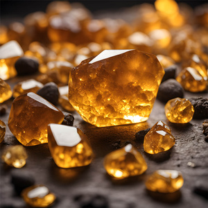 Zestaw naturalnych kamieni, kryształów i kadzidła - ezoteryka, joga, medytacja