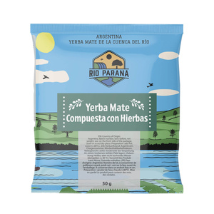Zestaw próbek Yerba Mate Rio Parana 7x50g + akcesoria